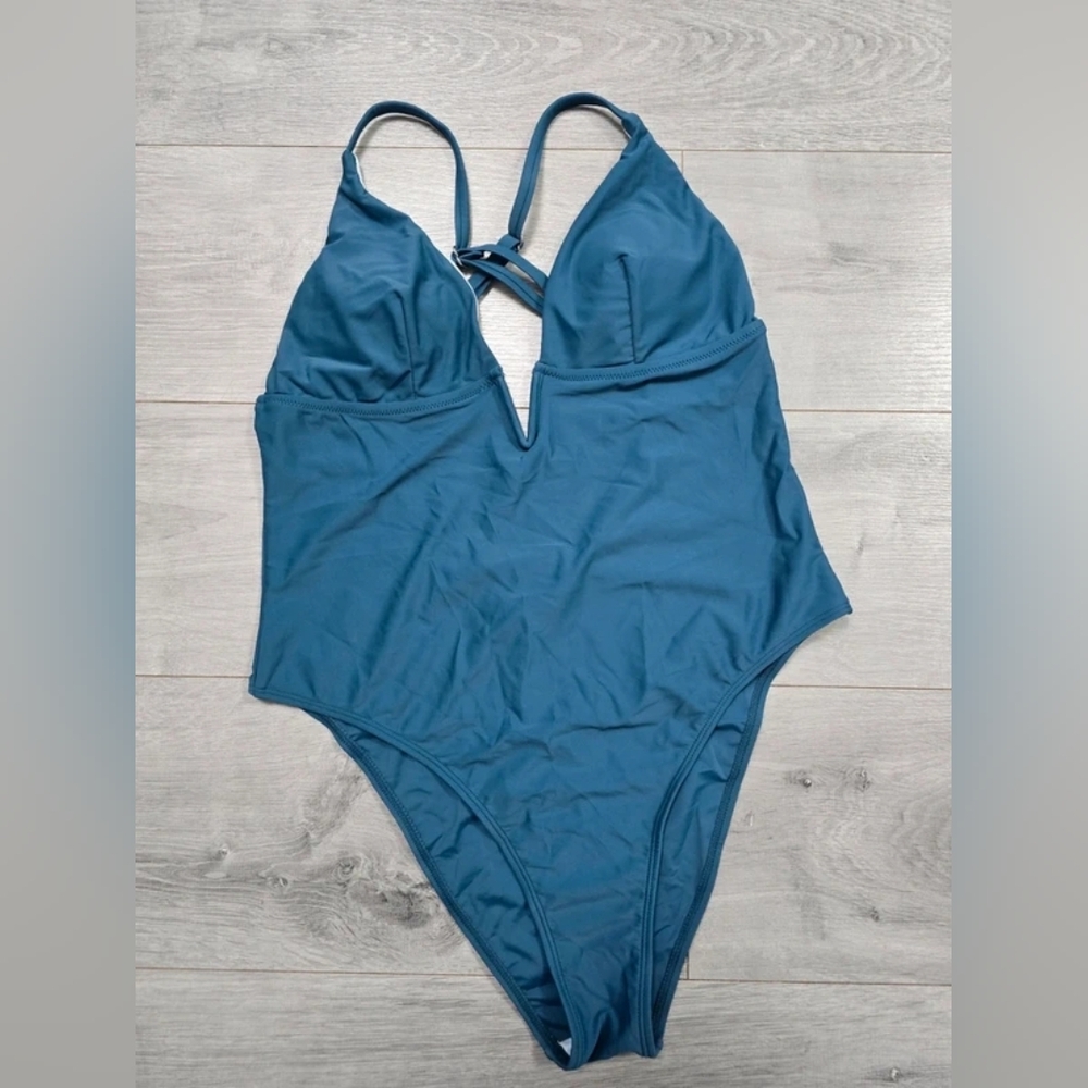 Teal One-Piece Swimsuit